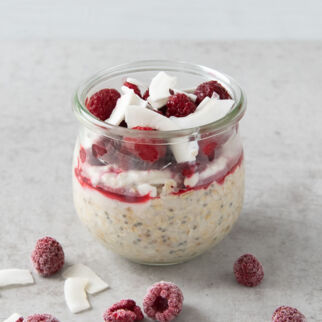 Kokos-Himbeer-Overnight Oat Kokos-Himbeer-Overnight Oat