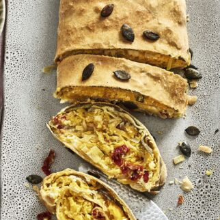 Salbei-Kürbis-Strudel Salbei-Kürbis-Strudel