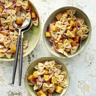 Nudelsalat mit Kürbis Nudelsalat mit Kürbis