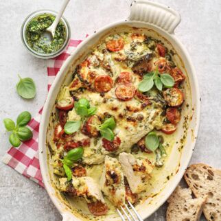 Tomaten-Pesto-H&auml;hnchen