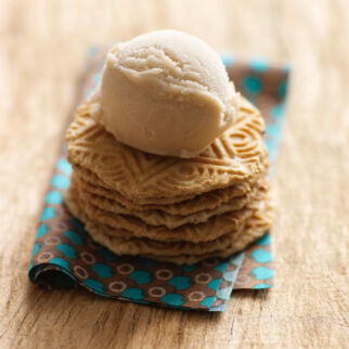 Bananen-Soja-Eis mit Honig Bananen-Soja-Eis mit Honig