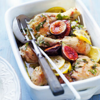 Zitronenhuhn mit Honigfeigen Zitronenhuhn mit Honigfeigen