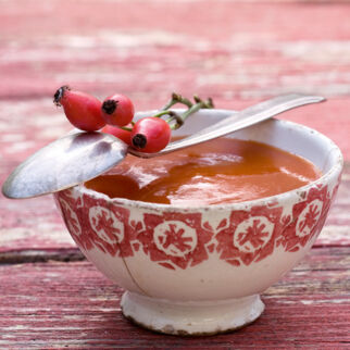 Hagebutten-Birnen-Mus Hagebutten-Birnen-Mus