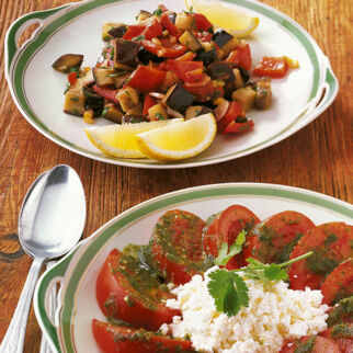 Paprika-Auberginen-Salat Paprika-Auberginen-Salat