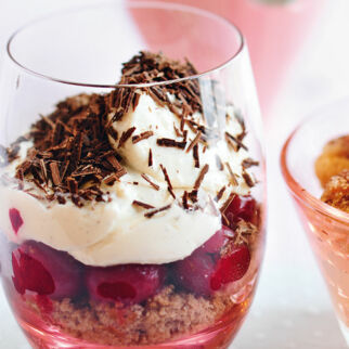 Schwarzwälder Kirschtorte im Glas Schwarzwälder Kirschtorte im Glas