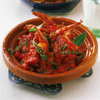 Kaninchen in Tomatensauce Kaninchen in Tomatensauce