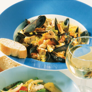 Muscheln im Weinsud Muscheln im Weinsud