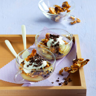 Apfeltraum mit Karamellmandeln Apfeltraum mit Karamellmandeln