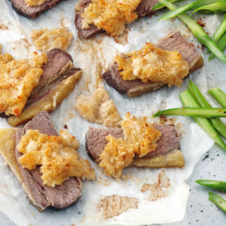 Rinderbrust mit Käsekruste Rinderbrust mit Käsekruste