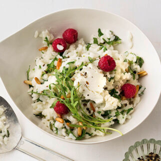 Ziegenkäse-Risotto