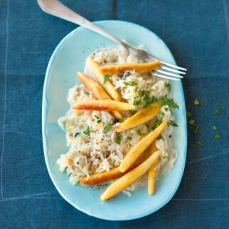 Sauerkraut mit Schupfnudeln Sauerkraut mit Schupfnudeln