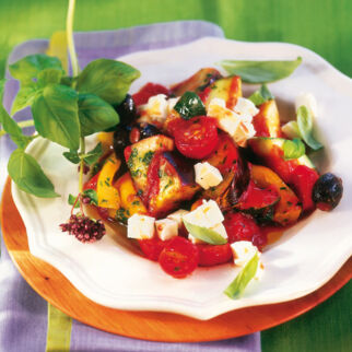 Ratatouille mit Schafkäse Ratatouille mit Schafkäse