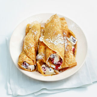 Gefüllte Espresso-Crêpes Gefüllte Espresso-Crêpes