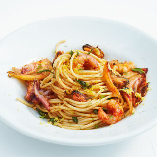 Spaghetti mit Meeresfrüchten