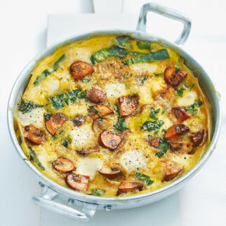 Pilz-Omelett mit Mozzarella Pilz-Omelett mit Mozzarella