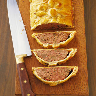 Leberpastete im Teigmantel