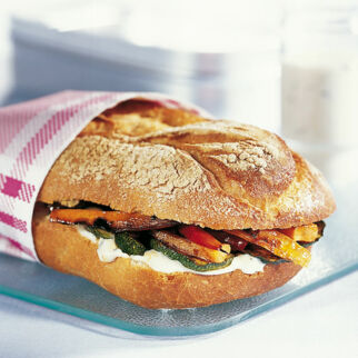 Sandwich mit Grillgemüse Sandwich mit Grillgemüse