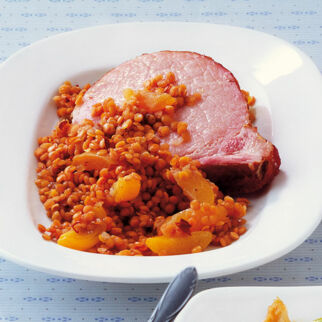 Kasseler auf Linsengemüse Kasseler auf Linsengemüse