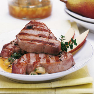 Tunfisch mit Birnen-Salsa Tunfisch mit Birnen-Salsa