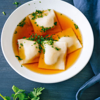 Maultaschen mit Gemüse-Brät-Füllung Maultaschen mit Gemüse-Brät-Füllung