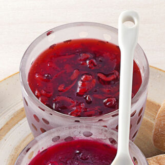 Preiselbeer-Gewürz-Konfitüre Preiselbeer-Gewürz-Konfitüre