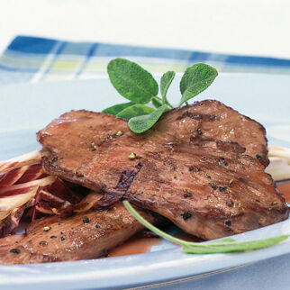 Reh mit Radicchio