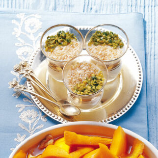 Mandelmilchdessert
