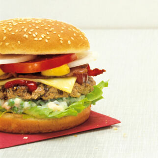 Hamburger vom Grill Hamburger vom Grill