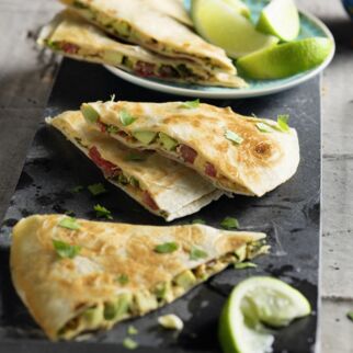 Tortilla-Käse mit Sesampaste Tortilla-Käse mit Sesampaste