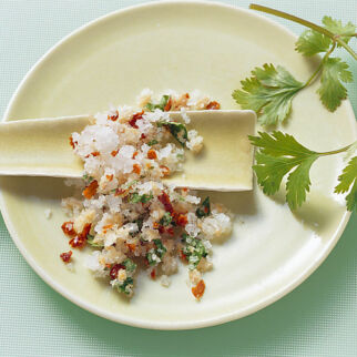 Chilisalz mit Ingwer und Knoblauch Chilisalz mit Ingwer und Knoblauch