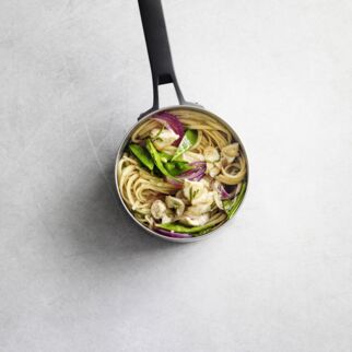 Linguine mit Rosmarin-Huhn