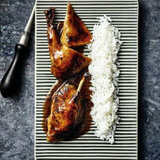 Wilde Pekingente mit Reis Wilde Pekingente mit Reis