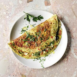 Griechisches Feierabend-Omelett Griechisches Feierabend-Omelett