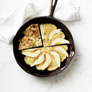 Pfannkuchen mit Birne Pfannkuchen mit Birne