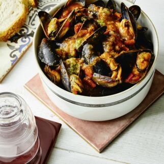 Miesmuscheln in Tangoa-Sauce Miesmuscheln in Tangoa-Sauce