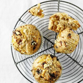Kürbismuffins mit Walnüssen Kürbismuffins mit Walnüssen