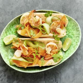 Bánh Mì mit Garnelen Bánh Mì mit Garnelen
