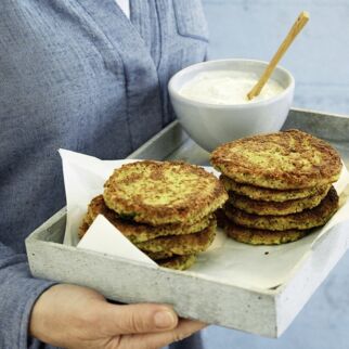 Hirsebratlinge mit Pastinaken und Möhren