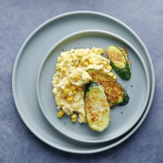 Polenta mit Zucchini Polenta mit Zucchini