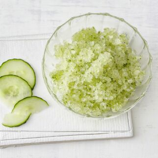 Gurken-Pfefferminz-Granita Gurken-Pfefferminz-Granita