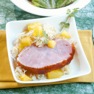 Glasiertes Kasseler Glasiertes Kasseler