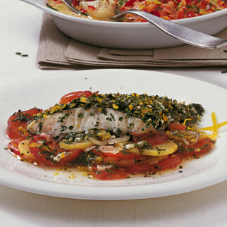 Rotbarsch mit Gremolata Rotbarsch mit Gremolata