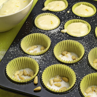 Pinienkern-Zitronen-Muffins