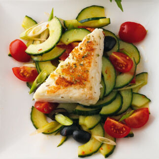 Salat mit Bratkäse Salat mit Bratkäse