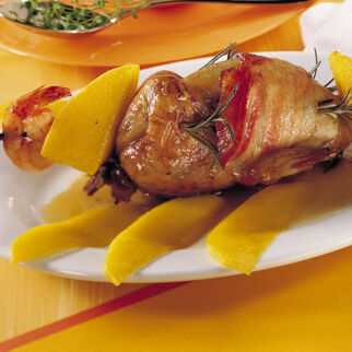 Wachteln am Spieß Wachteln am Spieß