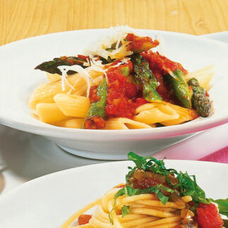 Penne mit Spargelsauce Penne mit Spargelsauce