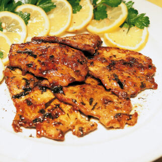 Schnitzel in Marsalasauce Schnitzel in Marsalasauce