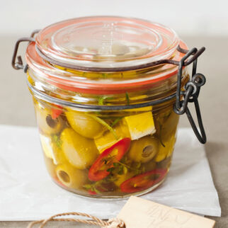 Oliven mit Feta
