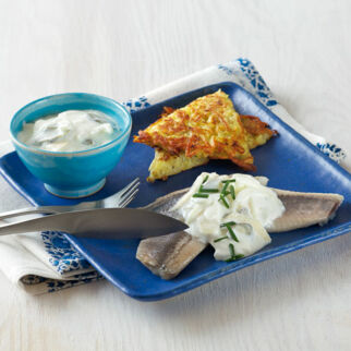 Matjes mit Rösti Matjes mit Rösti
