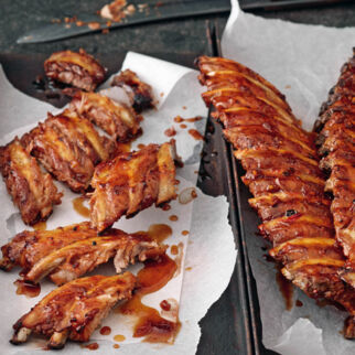 Spareribs in würziger Honigsauce